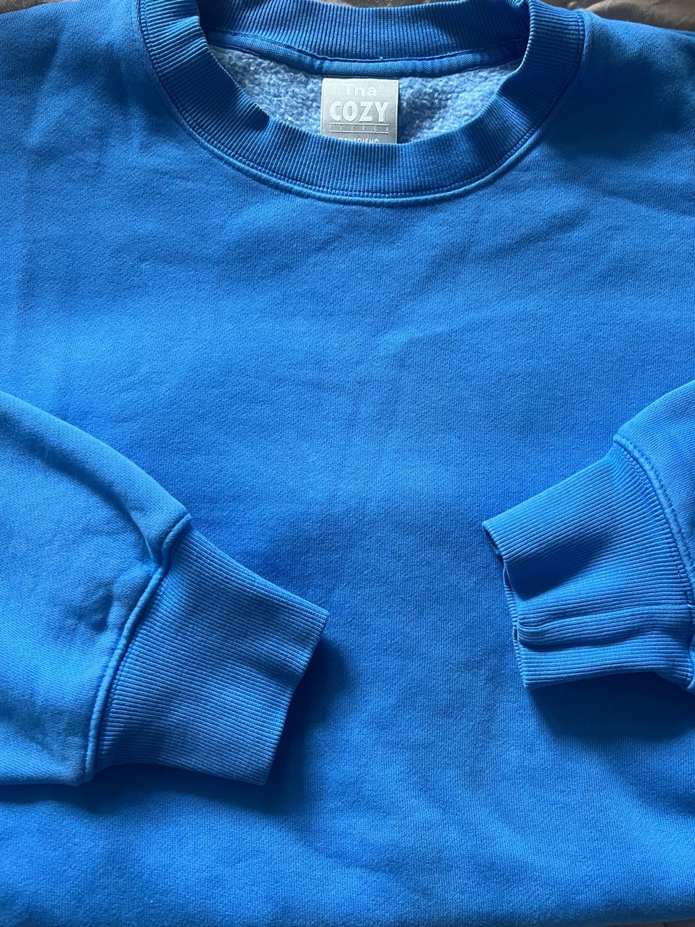 TNA Cozy Sweatfleece Boyfriend Crew Sweatshirt